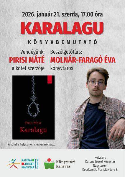 Pirisi Máté: Karalagu - könyvbemutató