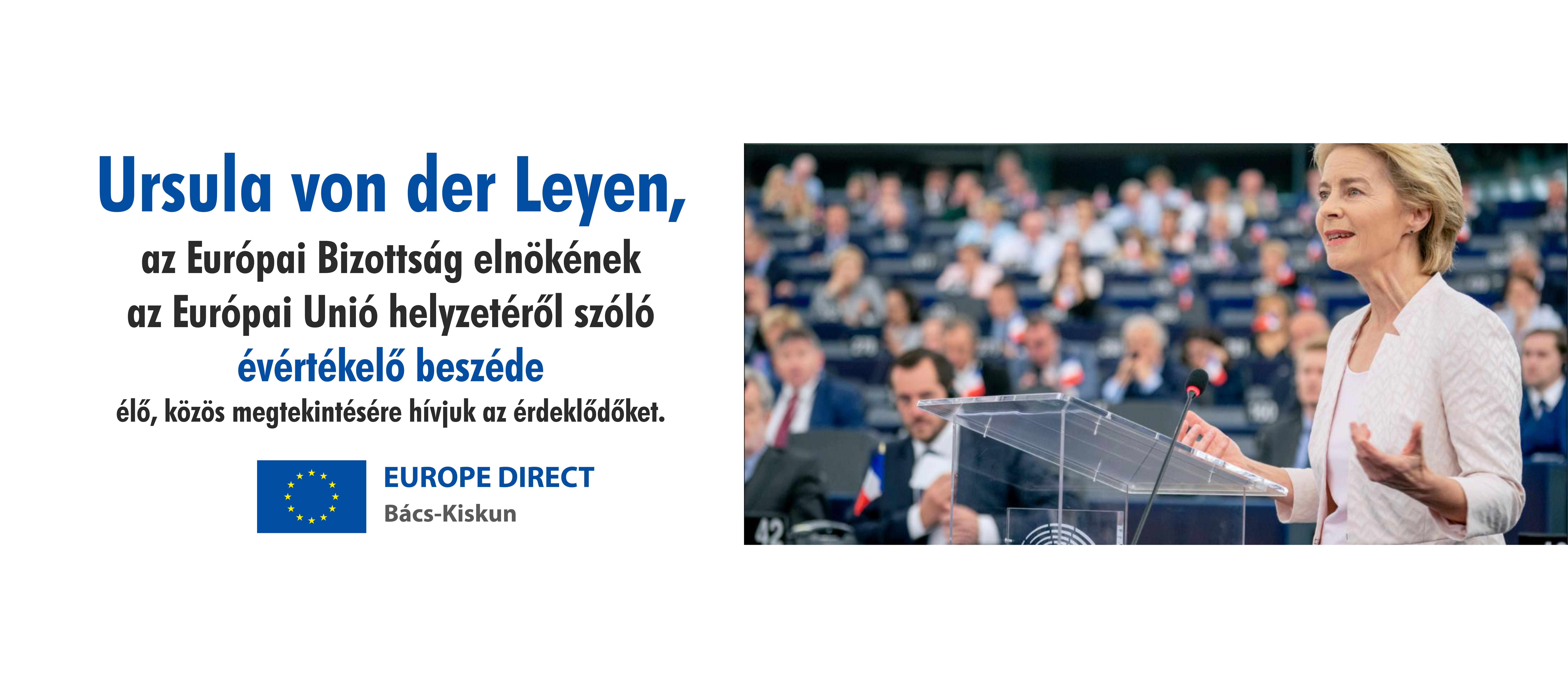 Ursula von der Leyen évértékelő beszéde
