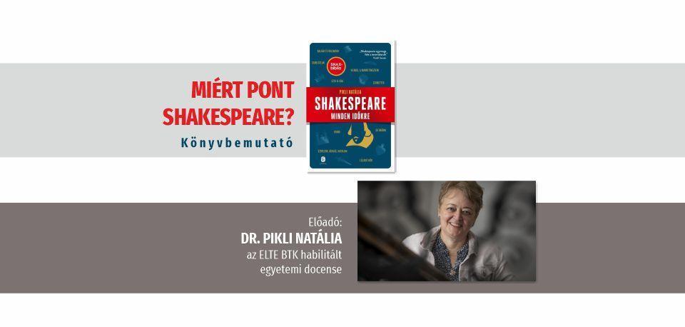 Miért pont Shakespeare? - könyvbemutató