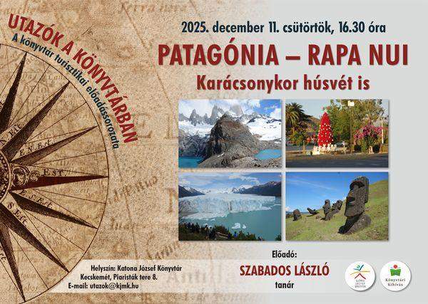 Utazók a könyvtárban - Patagónia, Rapa Nui