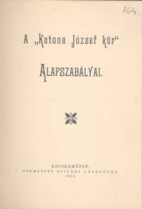 Katona József Kör 1891