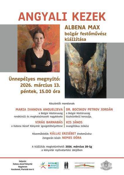 Angyali Kezek - Albena Max bolgár festőművész kiállítása