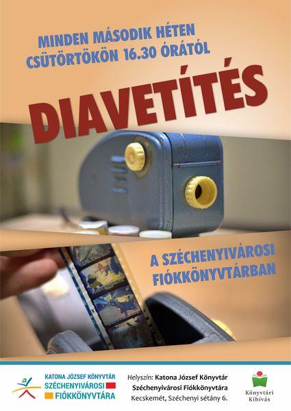 Minden második héten csütörtökön 16.30 óra. Diavetítés a Széchenyivárosi Fiókkönyvtárban. Könyvtári kihívás