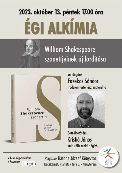 Égi alkímia - William Shakespeare szonettjeinek új fordítása